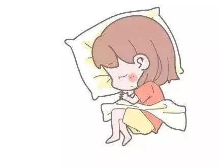 縮成一團睡